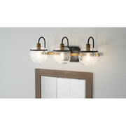 Quoizel Phoenix 3 Light Bath Vanity, Western Bronze