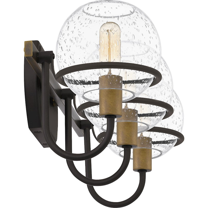 Quoizel Phoenix 3 Light Bath Vanity, Western Bronze