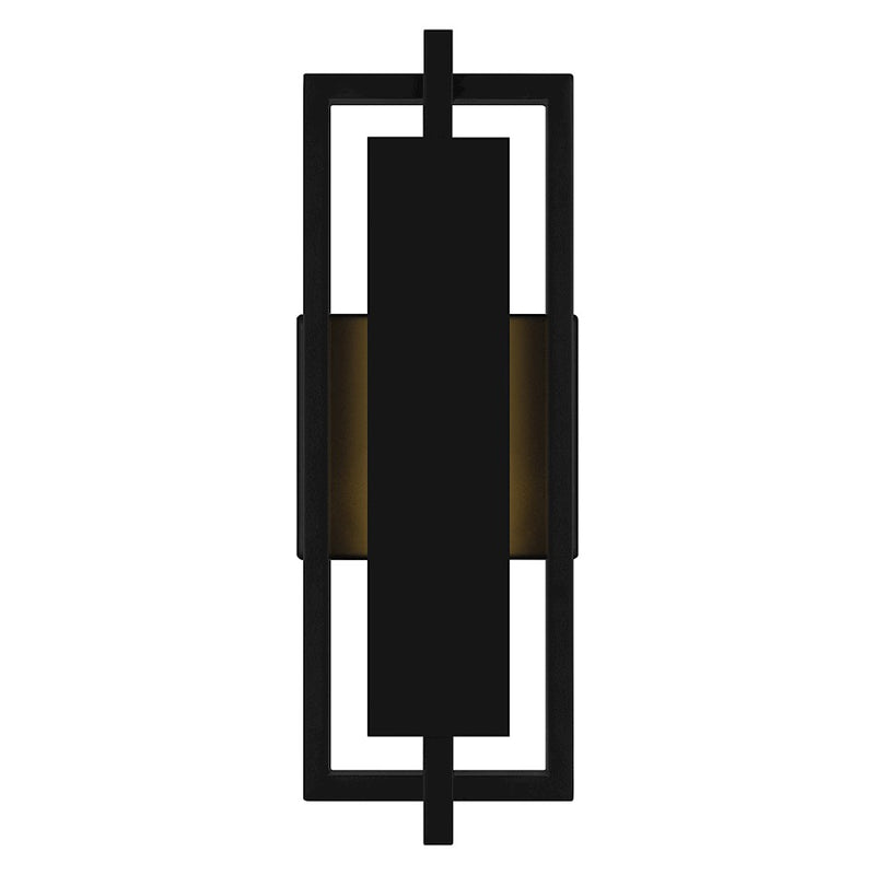 Quoizel Pointsett Outdoor Lantern, Matte Black