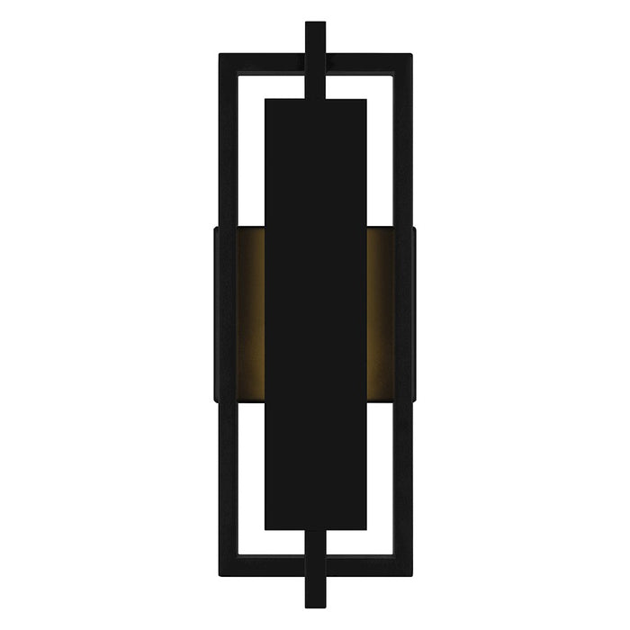 Quoizel Pointsett Outdoor Lantern, Matte Black