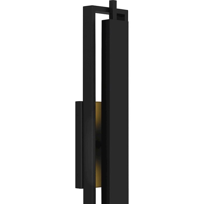 Quoizel Pointsett Light Outdoor Lantern, Matte Black