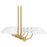 Quoizel Penley 8Light Island Light, Brushed Gold/Metal