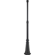 Quoizel Outdoor Post Mount in Mystic Black