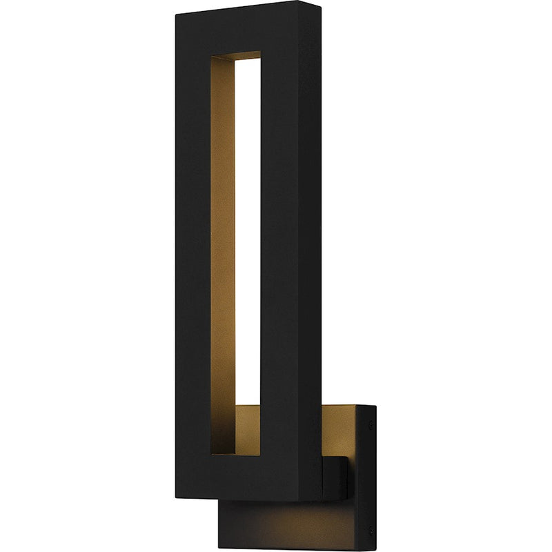 Quoizel Pompeii 18" Outdoor Lantern, Earth Black