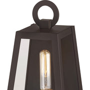 Quoizel Poplar Point 1 Light 12" Outdoor Wall Lantern, Old Bronze