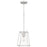 Quoizel Prescott 1 Light Mini Pendant, Brushed Nickel/Clear