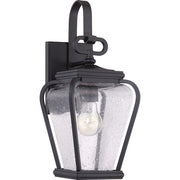 Quoizel Province 1 Light Outdoor Wall Sconce in Mystic Black