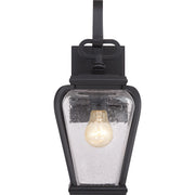 Quoizel Province 1 Light Outdoor Wall Sconce in Mystic Black