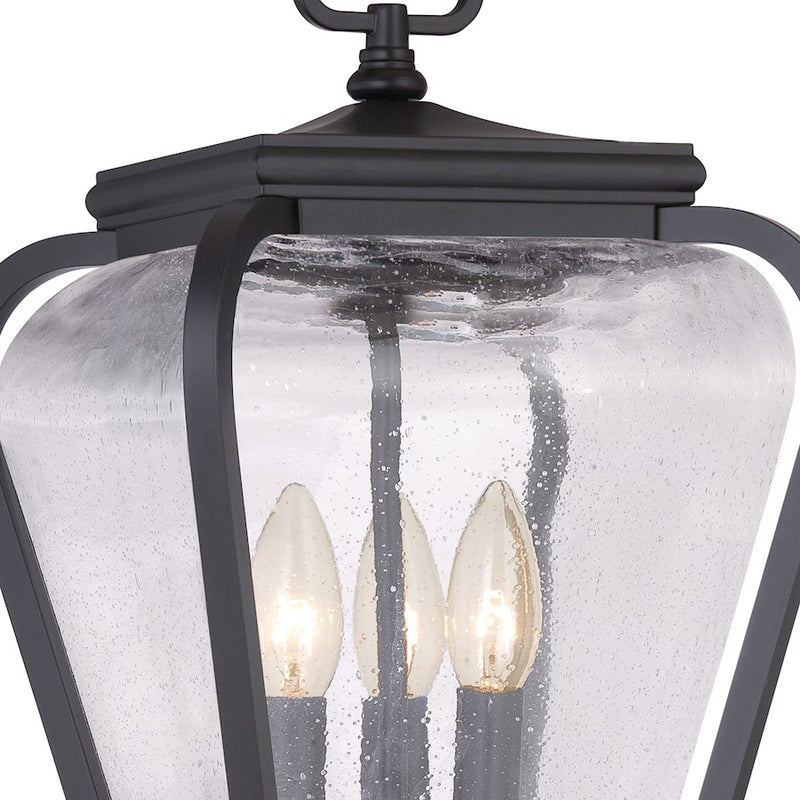 Quoizel Province 3 Light Post Light in Mystic Black