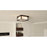 Quoizel Powell 3 Light Flush Mount, Bronze/White Art