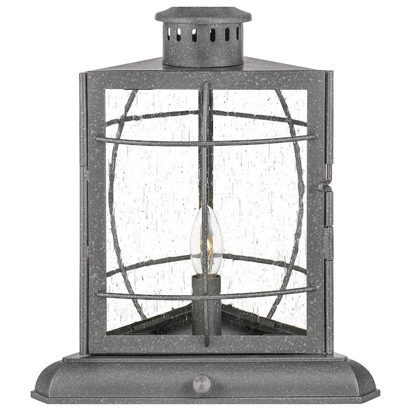 Quoizel 1 Light Portable Lamp, Galvanized