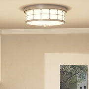 Quoizel 13.5" Fixture Flush Mount, Brushed Nickel