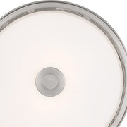 Quoizel 13.5" Fixture Flush Mount, Brushed Nickel
