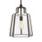 Quoizel Haverford 1 Light Pendant, Rustic Black/Clear Seeded