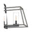 Quoizel Lincoln 5 Light Island Chandelier, Distressed Iron