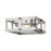 Quoizel Beck 2 Light Flush Mount, Clear