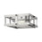 Quoizel Beck 2 Light Flush Mount, Clear