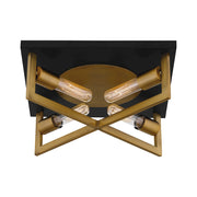Quoizel Brunson 14in 4-Light Flush Mount | Industrial Aged Brass Steel | Entryway & Hallway | 14 x 14 x 5.5 in | Model QFL5353AB