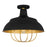 Quoizel Darmody 1 Light Semi-Flush Mount, Metal
