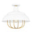 Quoizel Darmody 1 Light Semi-Flush Mount, Metal