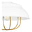 Quoizel Darmody 1 Light Semi-Flush Mount, Metal