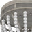 Quoizel Lewes 3 Light Flush Mount, Weathered White Maple