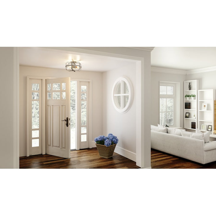 Quoizel Manzel 3 Light Flush Mount