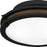 Quoizel Gainsborough 3 Light Flush Mount, Iron/Etched White