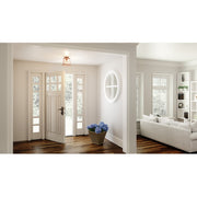 Quoizel Labrant 1 Light Semi-Flush Mount, Matte Rose Gold/Hammered