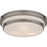 Quoizel Grafton 3Light Flush Mount, Antique Nickel/Opal Etched Glass - QFL6776AN