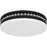 Quoizel Carey Light Flush Mount, Matte Black/Opal Etched Glass