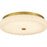 Quoizel Cherbury Lt Flush Mount, Gold/Opal Etched Ribbed - QFL6787BRG