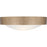 Quoizel Grendelle 3Lt Flush Mount, Bronze Gold/Etched Painted White