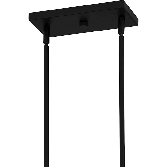 Quoizel Telfair 8 Light Island Light, Matte Black