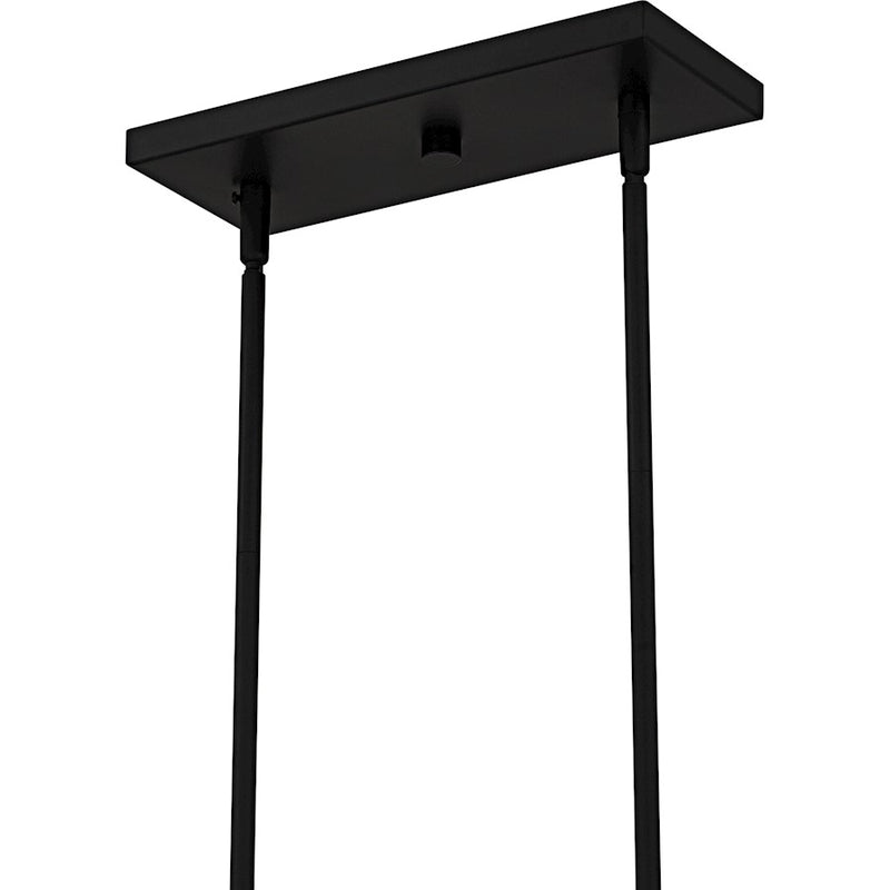 Quoizel Rainier 5Lt Island Light, Black/Multitextured Art