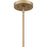 Quoizel Drover 1Light Pendant, Bronze Gold/Clear Glass