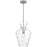 Quoizel Hollis 1Light Pendant, Brushed Nickel/Clear Water Glass - QMP6806BN