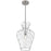 Quoizel Hollis 1Light Pendant, Brushed Nickel/Clear Water Glass