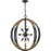 Quoizel Babaton 10 Light Pendant, Old Black
