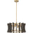 Quoizel Cordelia 4 Light Pendant, Aged Brass