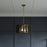 Quoizel Cordelia 4 Light Pendant, Aged Brass