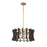 Quoizel Cordelia 4 Light Pendant, Aged Brass