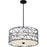 Quoizel Oversized Pendant 4 Light Pendant, Matte Black