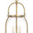 Quoizel Colonel 3 Light Mini Pendant, Weathered Brass/Clear