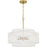 Quoizel Teton 5 Light Pendant, Brushed Gold/Rope - QP6161BRG