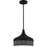 Quoizel Keagan 1 Light Pendant, Matte Black/Metal - QP6208MBK