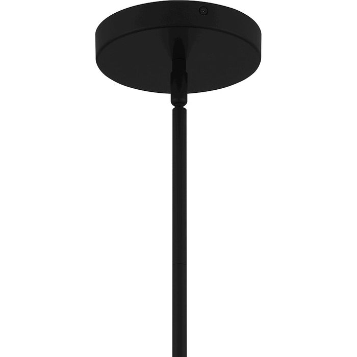 Quoizel Keagan 1 Light Pendant, Matte Black/Metal