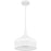 Quoizel Keagan 1 Light Pendant, Matte White/Metal