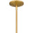 Quoizel Mia 2 Light Pendant, Brushed Gold/Opal Etched Ribbed Glass