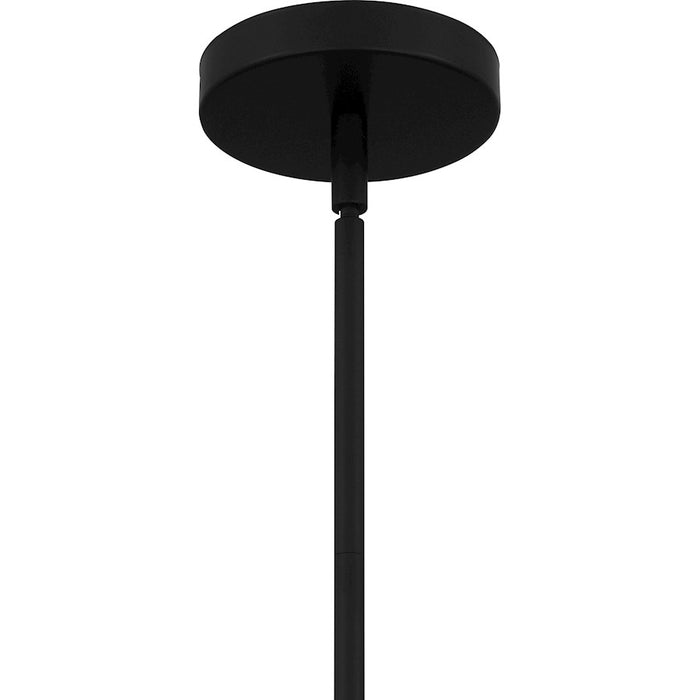 Quoizel Alani 4 Light Pendant, Matte Black/Metal